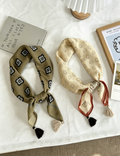 Stylish Cashew Print Tassel Soft Silk Scarf MK2BLW6W6NSI58