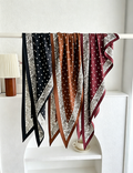 Minimalist Striped Cashew Waist Belt Silk Scarf MK2BLW6W6NSI70