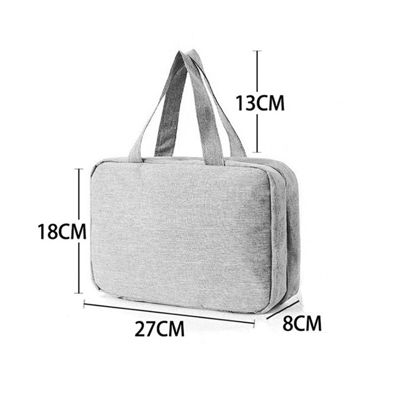 Simple Solid Color Multi-Layer Makeup Bag MK2BW6S10BOB61