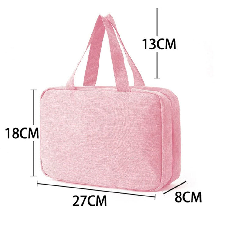 Simple Solid Color Multi-Layer Makeup Bag MK2BW6S10BOB61