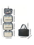 Simple Solid Color Multi-Layer Makeup Bag MK2BW6S10BOB61