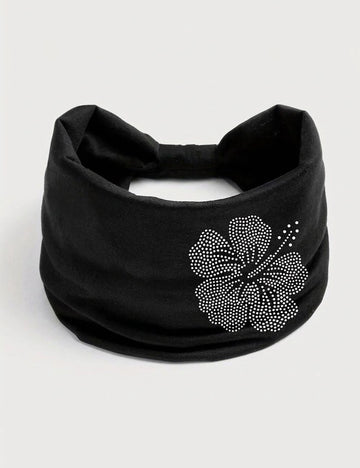 Minimalist Solid Color Bowknot Rhinestones Headband MK2BW6W6HBD81