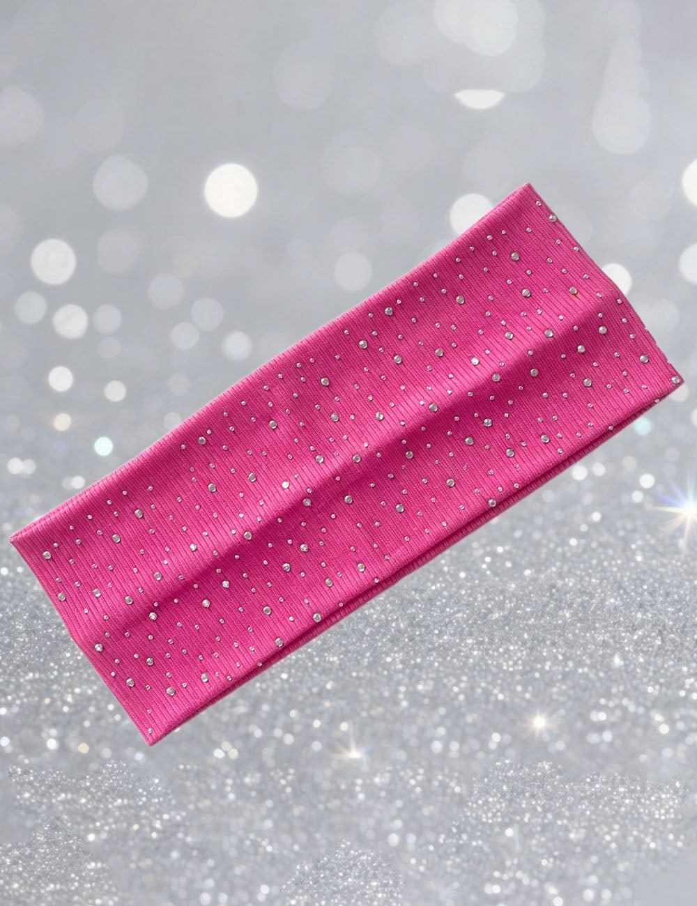 Minimalist Solid Color Rhineatones Stretchy Wide Headband MK2BW6W6HBD85