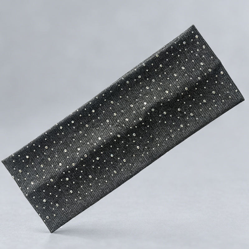 Minimalist Solid Color Rhineatones Stretchy Wide Headband MK2BW6W6HBD85