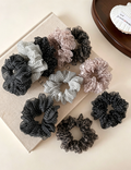 Multicolor Ruffle Edge Leopard Mesh Scrunchies MK2BW6W6HSR39