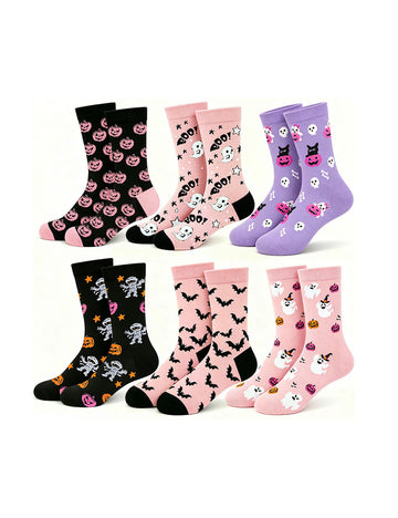 Cute Halloween Cartoon Crew Socks MK2COK6W8FSO583