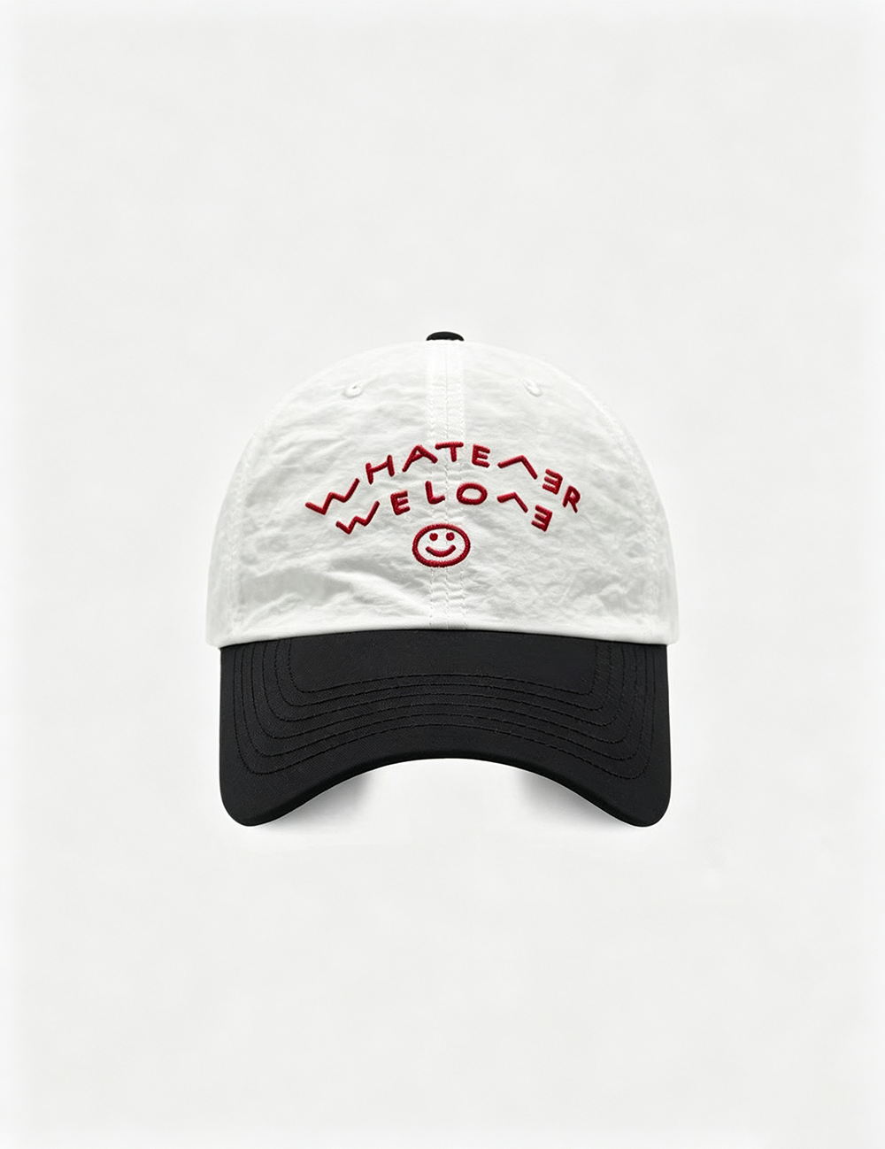 Color Block Smiley Letters Embroidery Baseball Caps MK2COW6W6HAT212