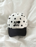 Vintage Polka Dots Letters Embroidery Baseball Caps MK2COW6W6HAT222