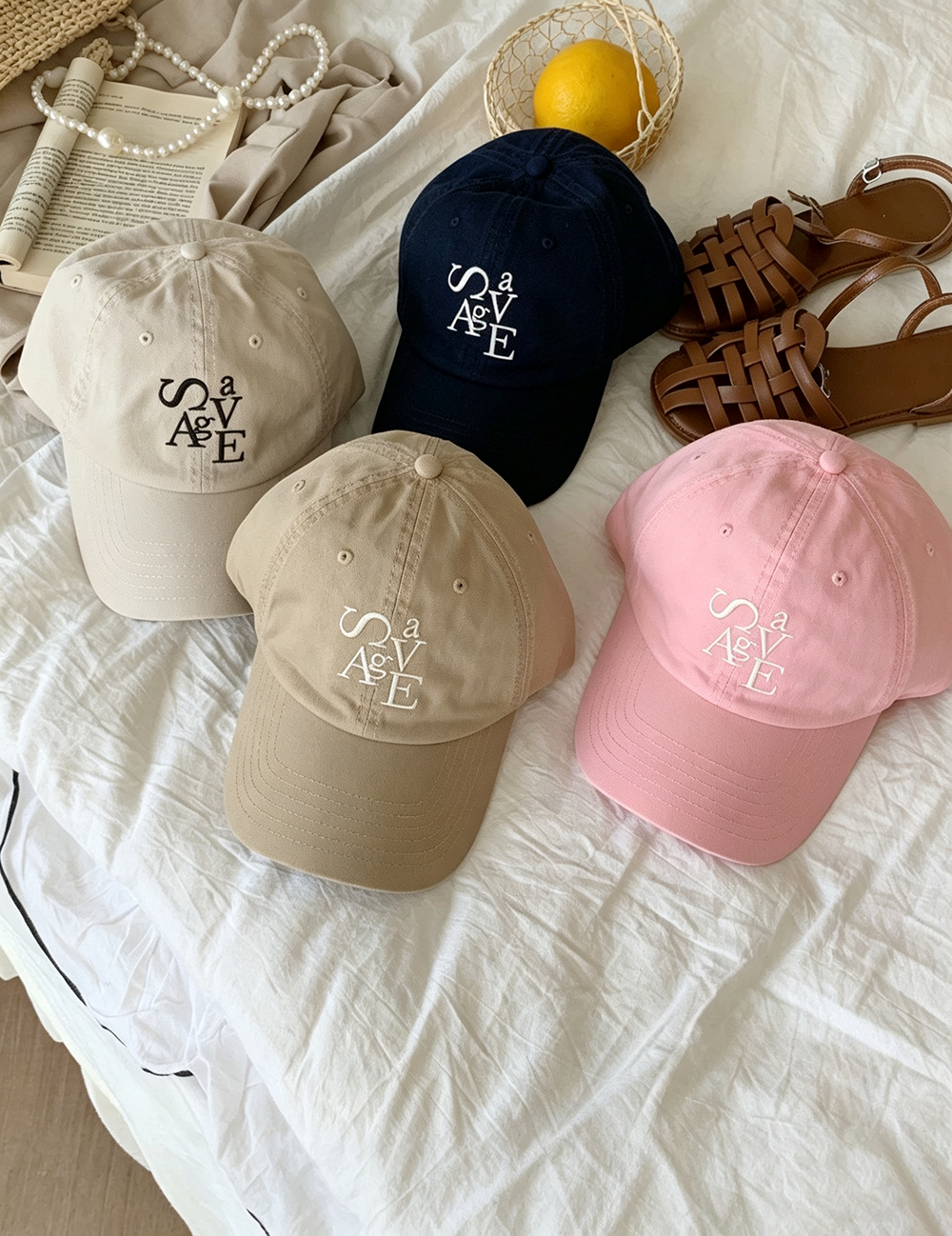 Embroidered Letter Baseball Cap - DippedShop Wholesale - #3091