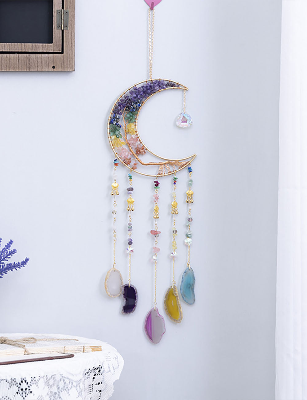 Tree of Life Moon Dream Catcher Suncatcher MK2CZAS6H7HLS82