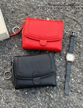 Simple Solid Color PU Coin Purse Wallet 6S10BWB134