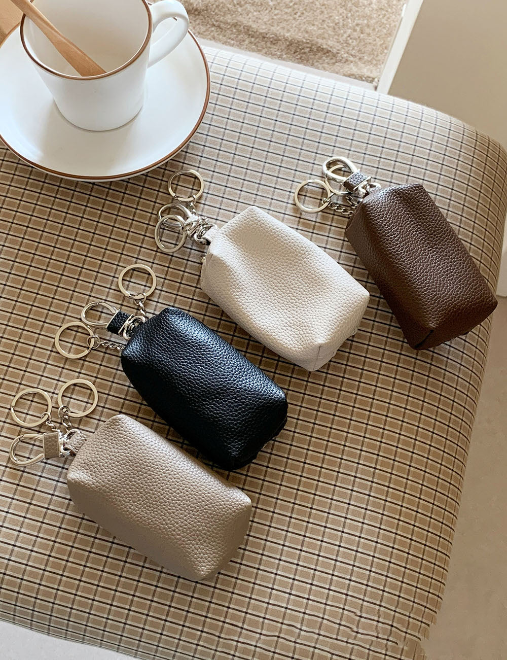 Simple Solid Color PU Coin Purse Wallet 6S10BWB138