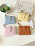 Dopamine Solid Color Mini Coin Purse Wallet 6S10BWB141