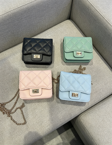 Dopamine Diamond Quilting Coin Purse Wallet 6S10BWB145