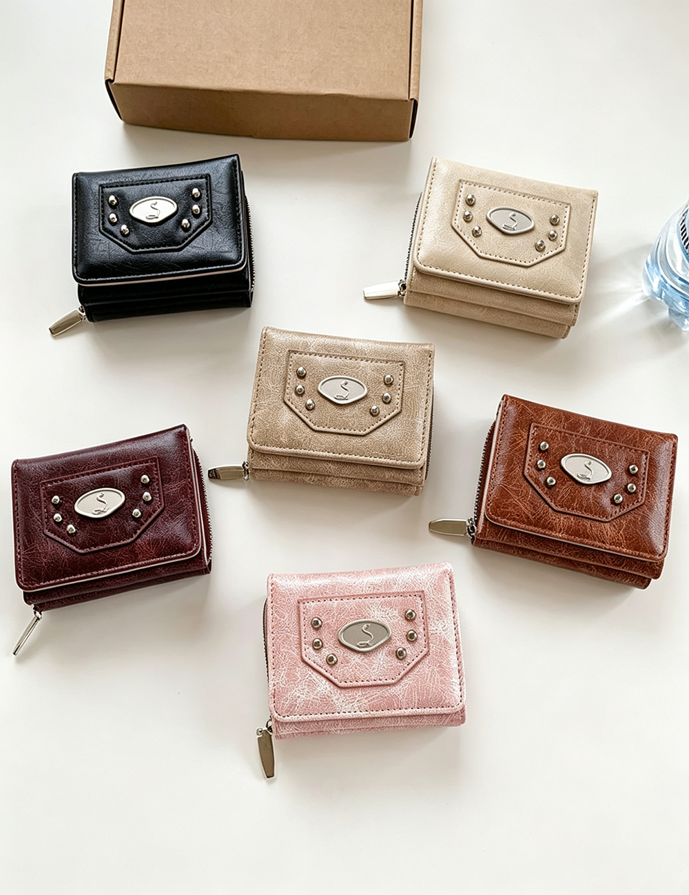 Rivet Coin Purse - DippedShop Wholesale - #8771