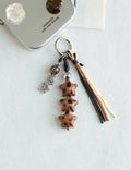 Retro Leopard Star Keychain Bag Charm 6W10BBC361
