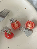 Creative Faux Tomato Pendant Keychain Bag Charm 6W10BBC364