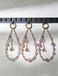 Elegant Crystal Beaded Chain Keychain Bag Charm 6W10BBC408