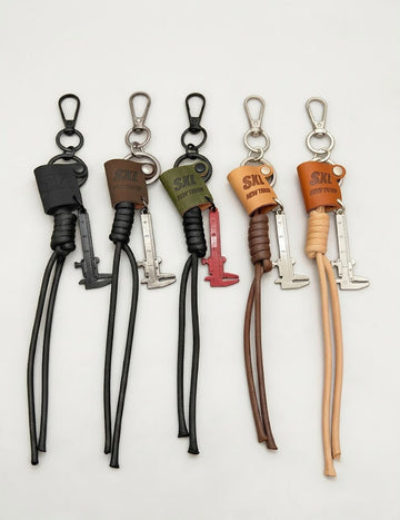 Trendy Caliper Braided Cords Keychain Bag Charm 6W10BBC433