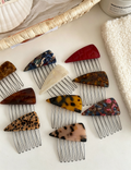 Triangle Acetate Insert Comb Hair Clip MK2MBEP6W6HPN14