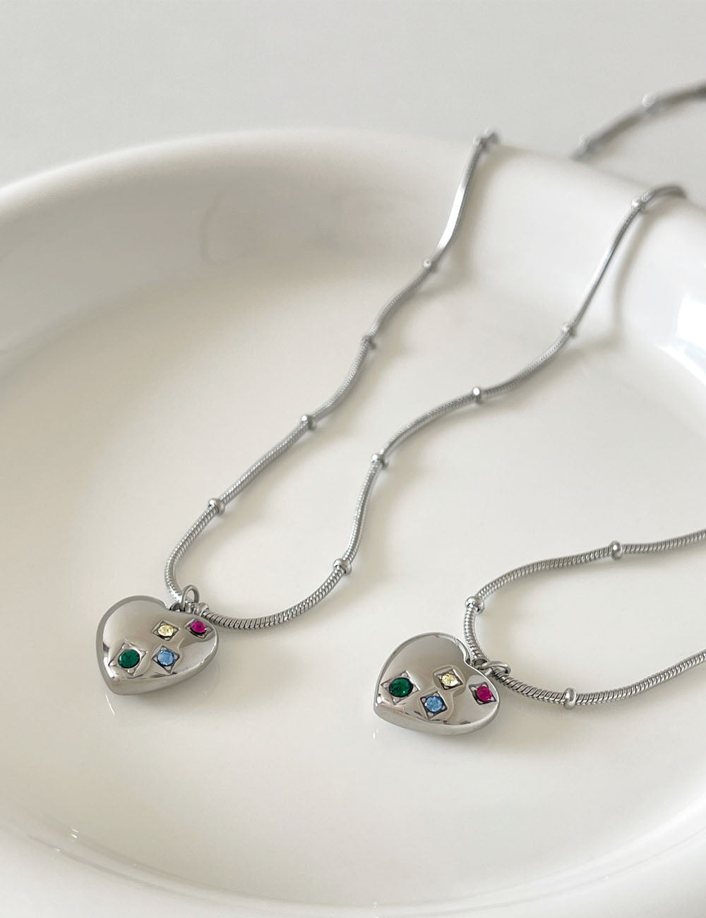 Heart Pendant Necklace - DippedShop Wholesale - #0323