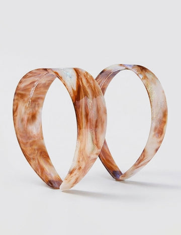 Vintage Marbled Texture Non Slip Wide Headband MK2PIM6W6HBD59