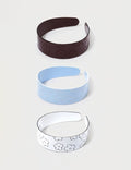 Sweet Floral Pattern Solid Color Wide Headband MK2PIM6W6HBD69
