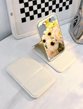 Simple Solid Color Fold Portable Makeup Mirror MK2PPFN6CT5MR50