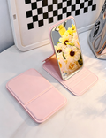Simple Solid Color Fold Portable Makeup Mirror MK2PPFN6CT5MR50