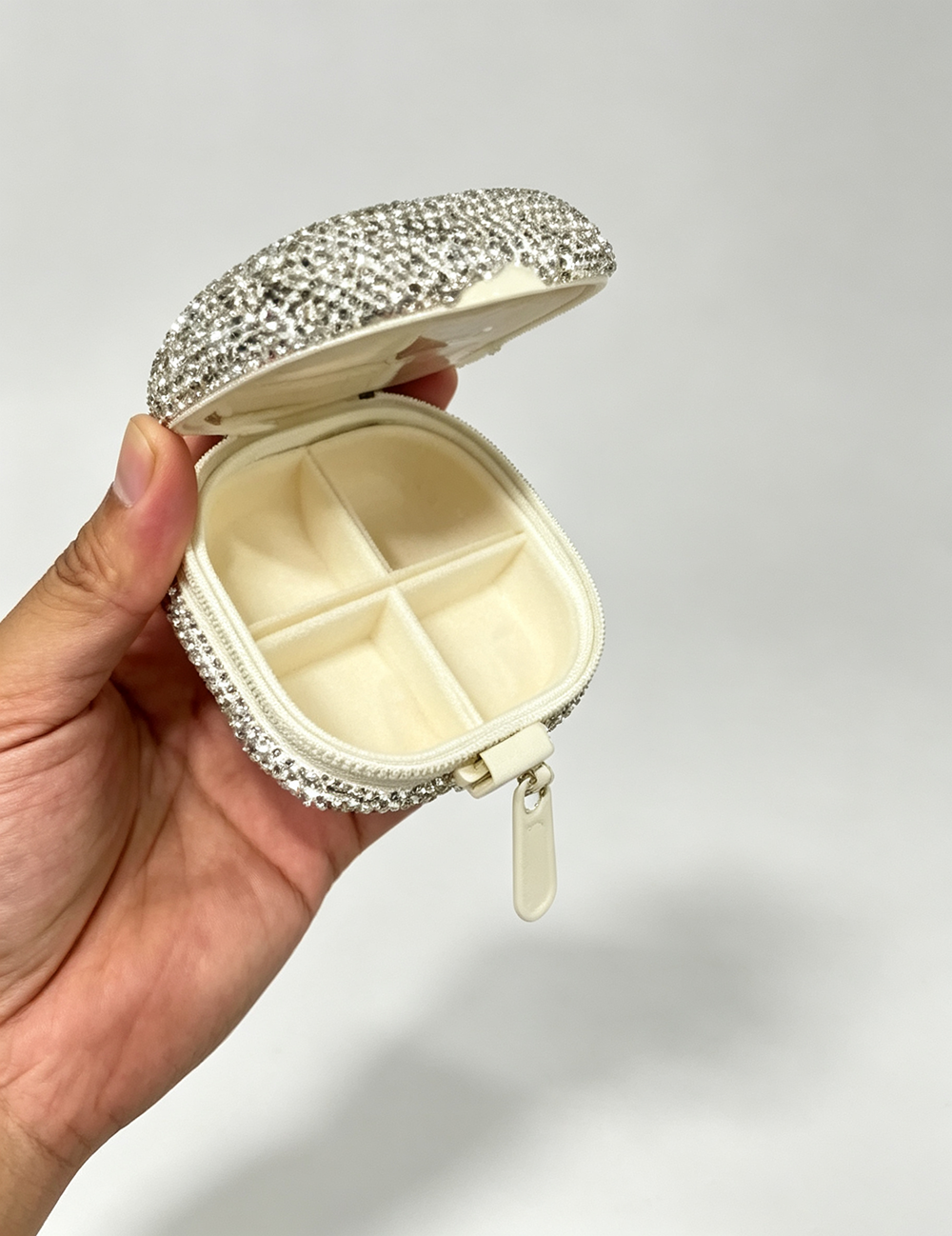 Rhinestone Pill Box - DippedShop Wholesale - #4659
