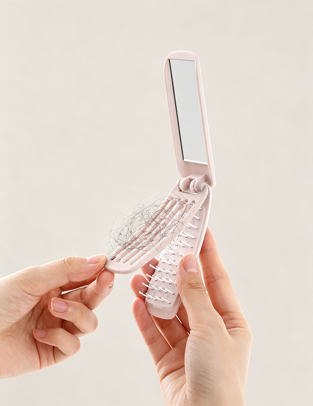 Multi-Purpose Folding Portable Hair Comb MK2PPM6CT5CB61