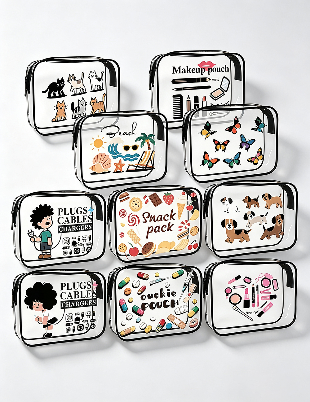 PVC Travel Storage Bag - DippedShop Wholesale - #7027