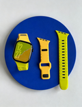 Irregular Solid Color Silicone Watch Band 6W6JWA144