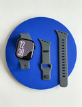 Irregular Solid Color Silicone Watch Band 6W6JWA144