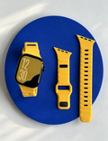 Irregular Solid Color Silicone Watch Band 6W6JWA144
