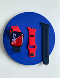 Irregular Solid Color Silicone Watch Band 6W6JWA144