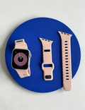Irregular Solid Color Silicone Watch Band 6W6JWA144