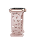 Solid Color Cat Claw Hollow Out Watch Band 6W6JWA145