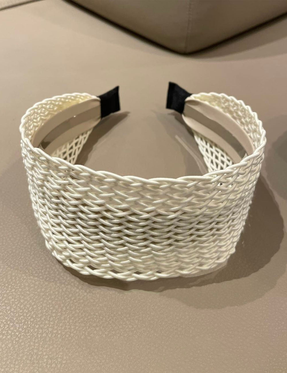 Minimalist Hand Woven Hollow Wide Headband MK2SPM6W6HBD25