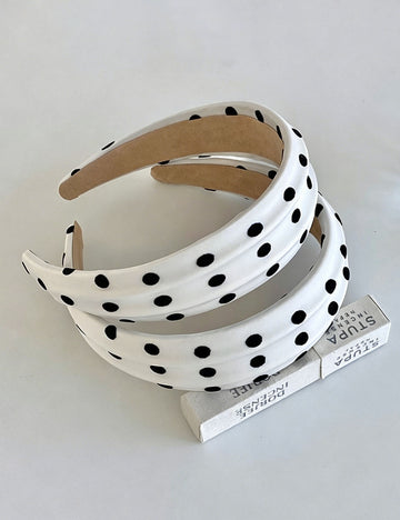 Stylish Color Block Polka Dots Bump Hairband MK2SPM6W6HBD28