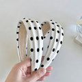 Stylish Color Block Polka Dots Bump Hairband MK2SPM6W6HBD28