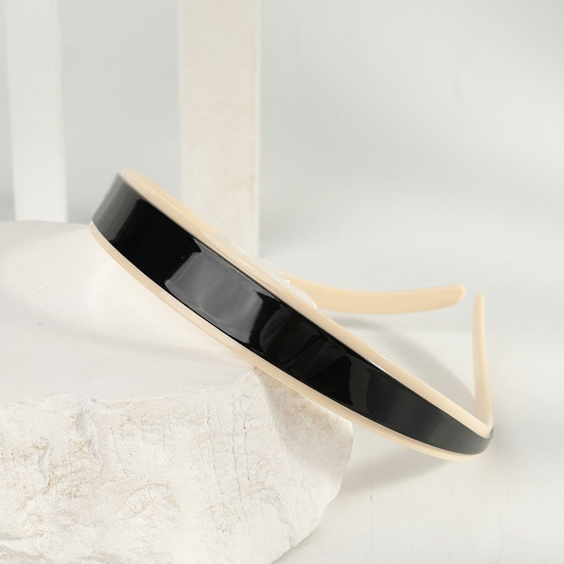 Minimalist Color Block Acetate Wide Headband MK2SPM6W6HBD29