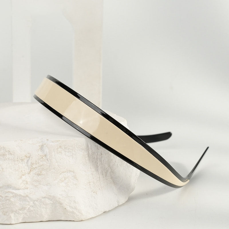 Minimalist Color Block Acetate Wide Headband MK2SPM6W6HBD29