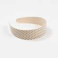 Vintage Polka Dots Wide Acetate Headband MK2SPM6W6HBD31