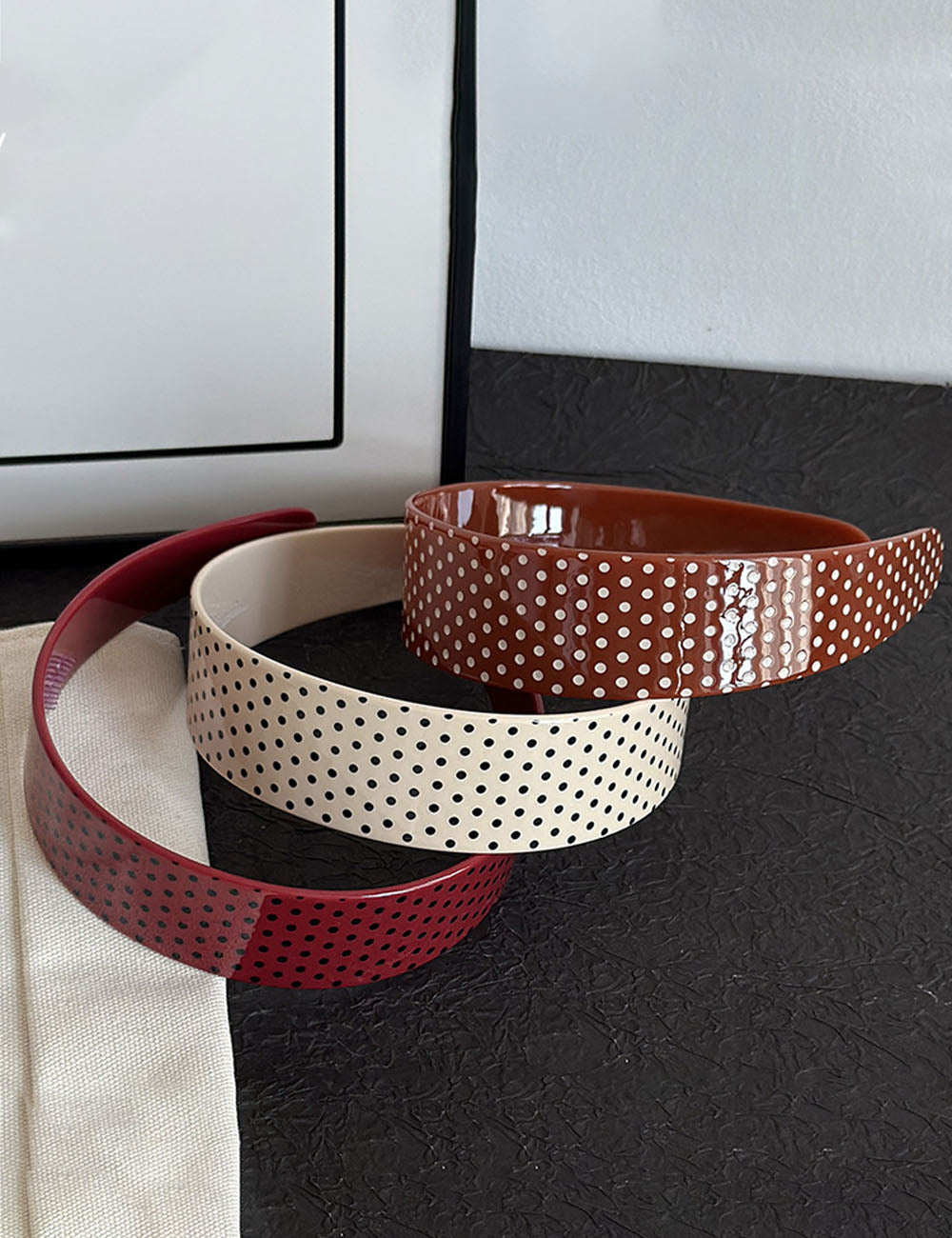 Vintage Color Block Polka Dots - DippedShop Wholesale - #8691