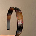 Stylish Colorful Rhinestones Acetate Wide Headband MK2SPM6W6HBD34