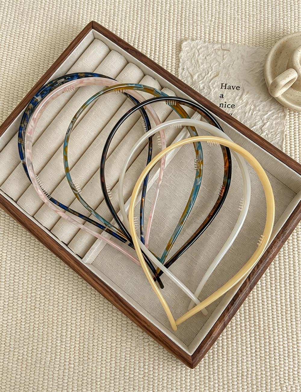 Vintage Leopard Pattern Non Slip Acetate Headband MK2SPM6W6HBD36