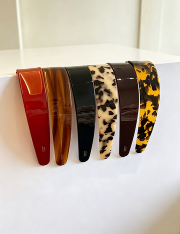 Minimalist Solid Color Acetate Wide Headband MK2SPM6W6HBD37