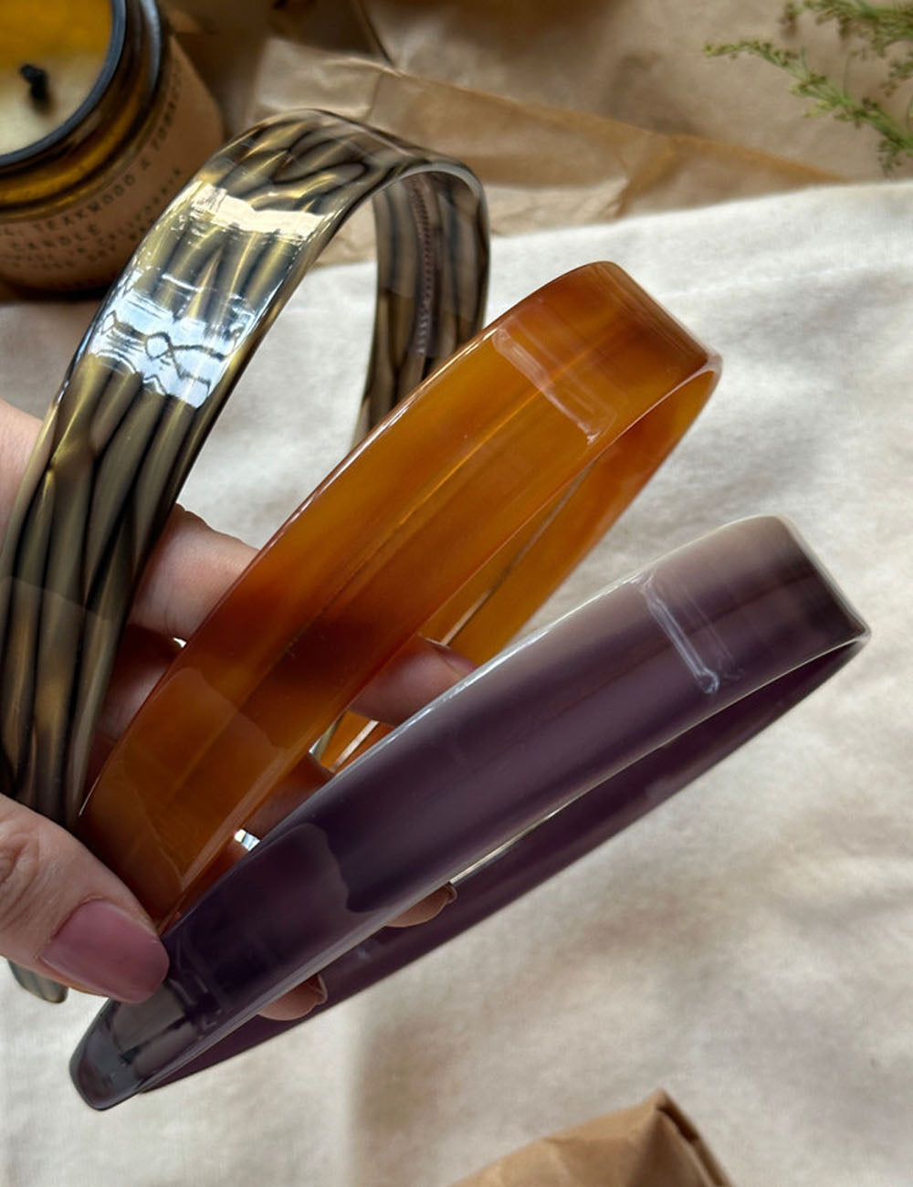 Minimalist Solid Color Anti-Slip Acetate Headband MK2SPM6W6HBD44