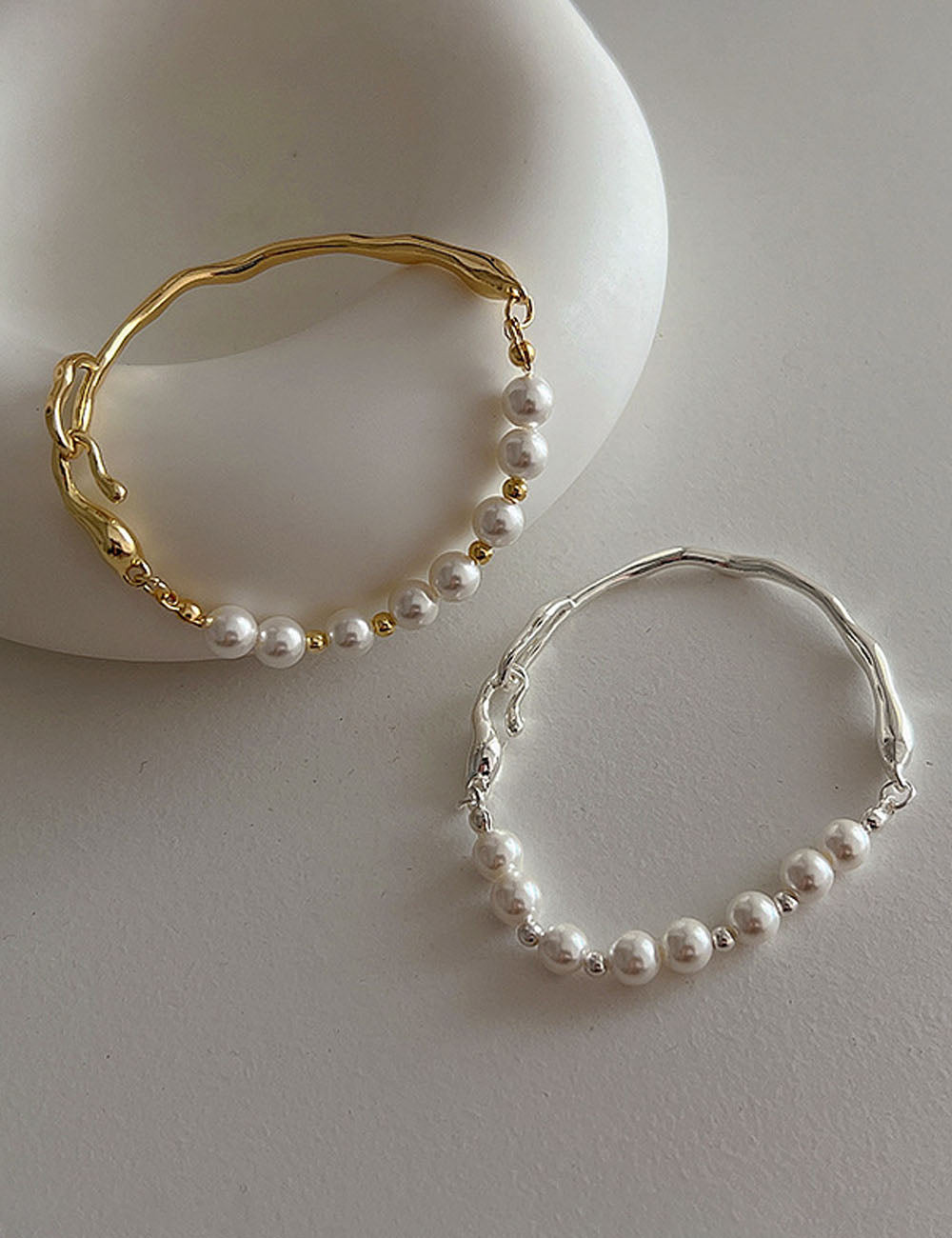 Pearl Link Bracelet - DippedShop Wholesale - #5555